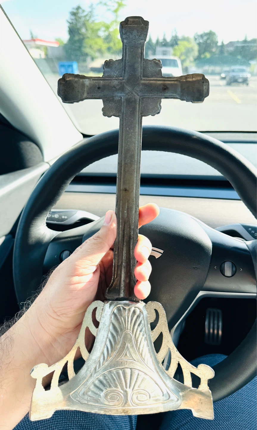 Vintage Crucifix (made of metal) - photo 5