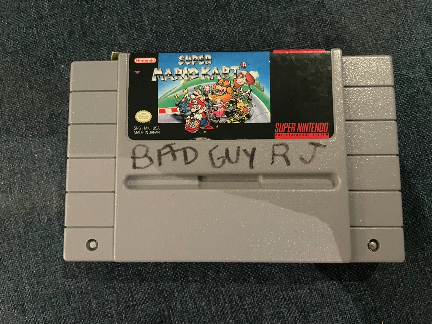 ⚽️Super Mario Kart SNES Video Game Cartridge