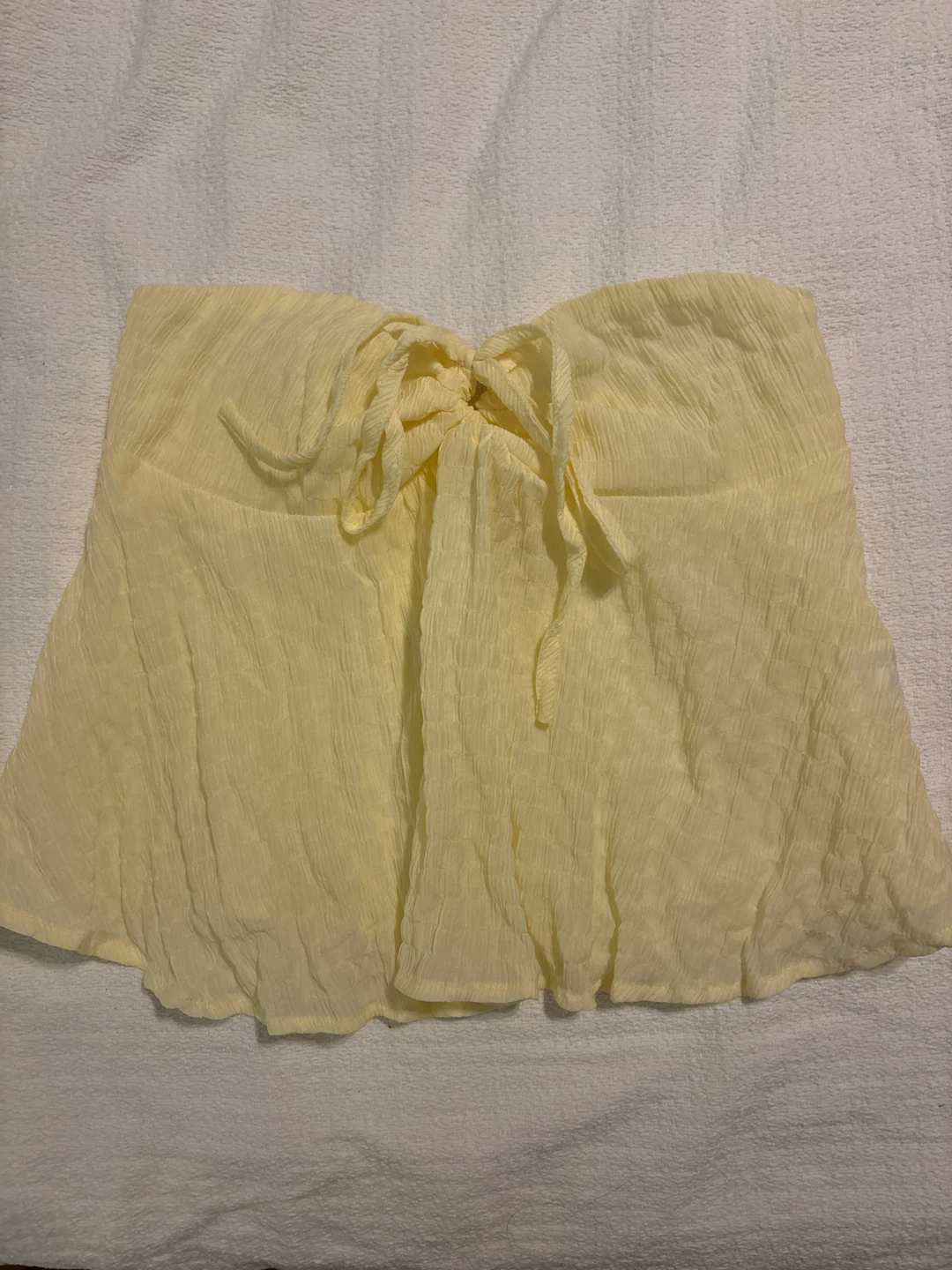 Light Yellow Tube Top