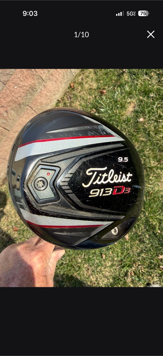 Titleist 913D3 9.5 Driver Golf Club