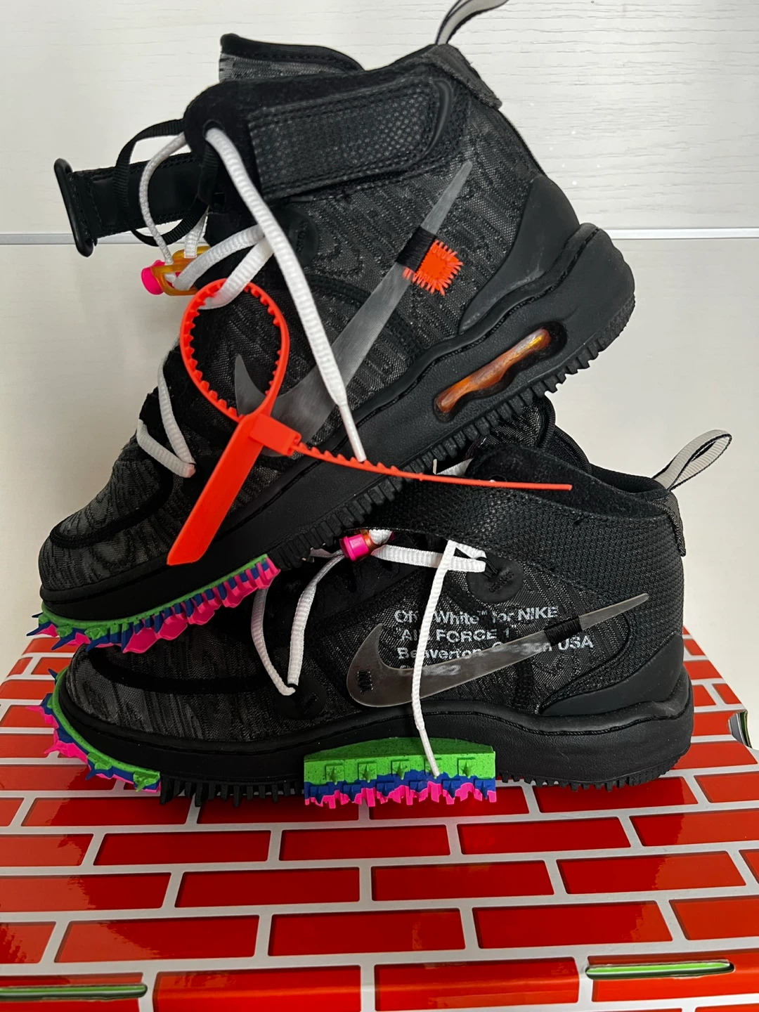 [99% NEW] Off-White™ X Nike Air Force 1 Mid 40th Anniversary - photo 2