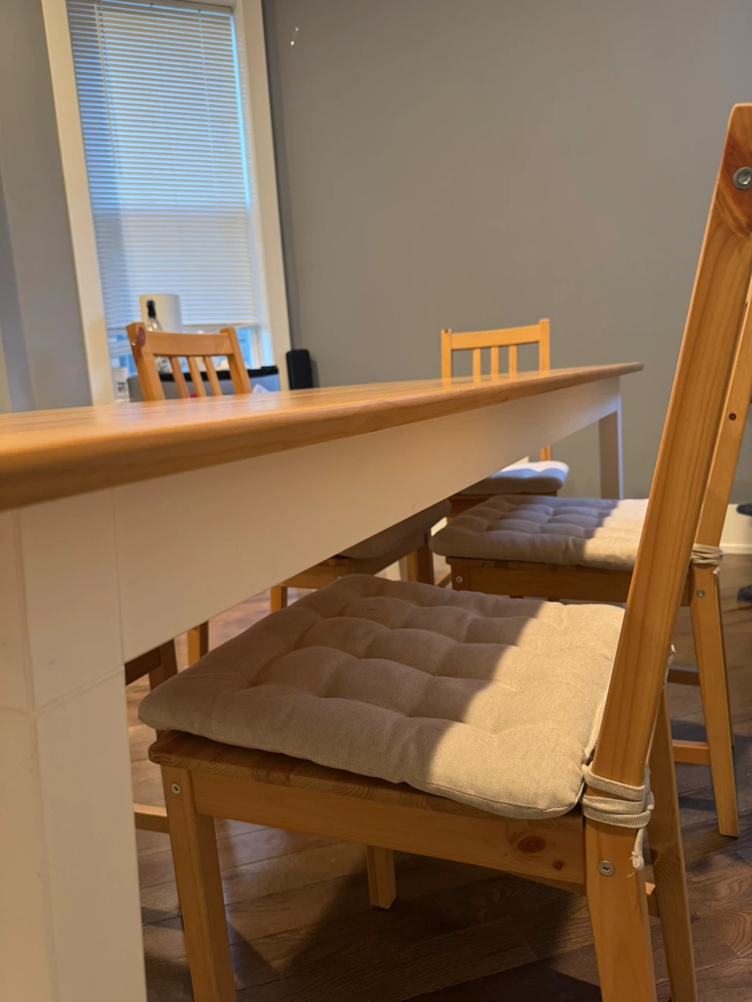 Wooden Dining Table and Chairs Set - photo 4