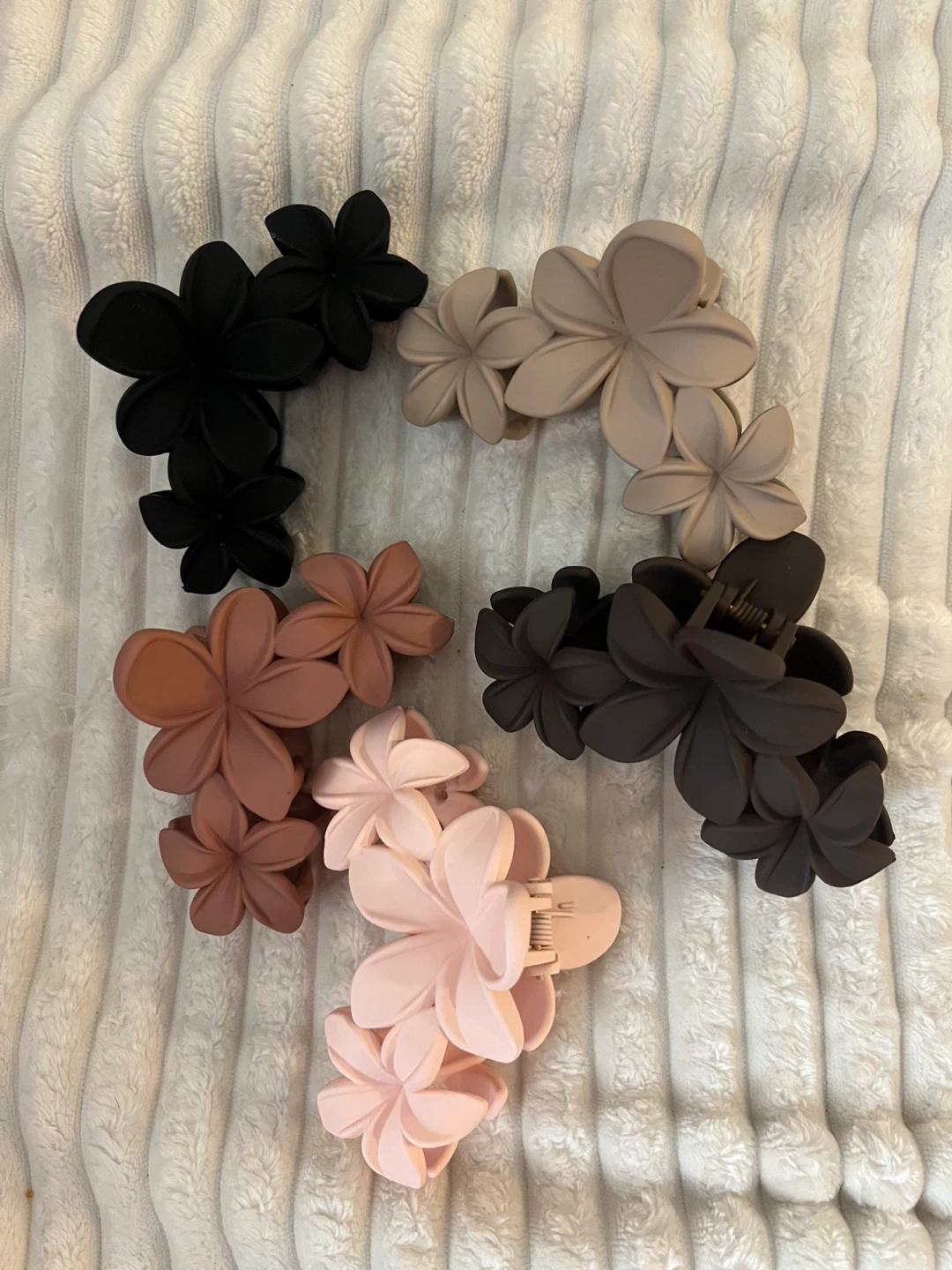 Flower Claw Clips (Set of 5)