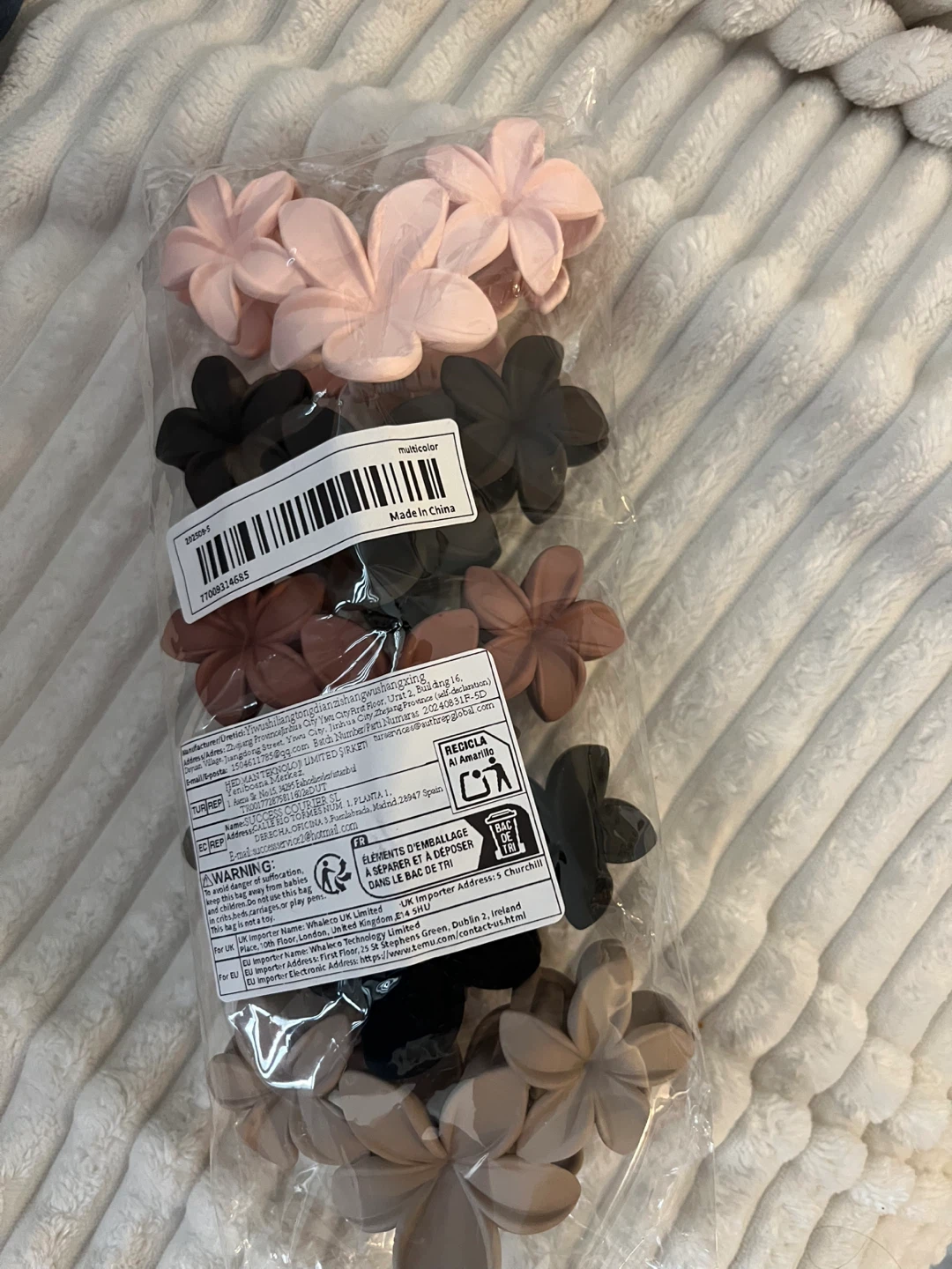 Flower Claw Clips (Set of 5) - photo 2
