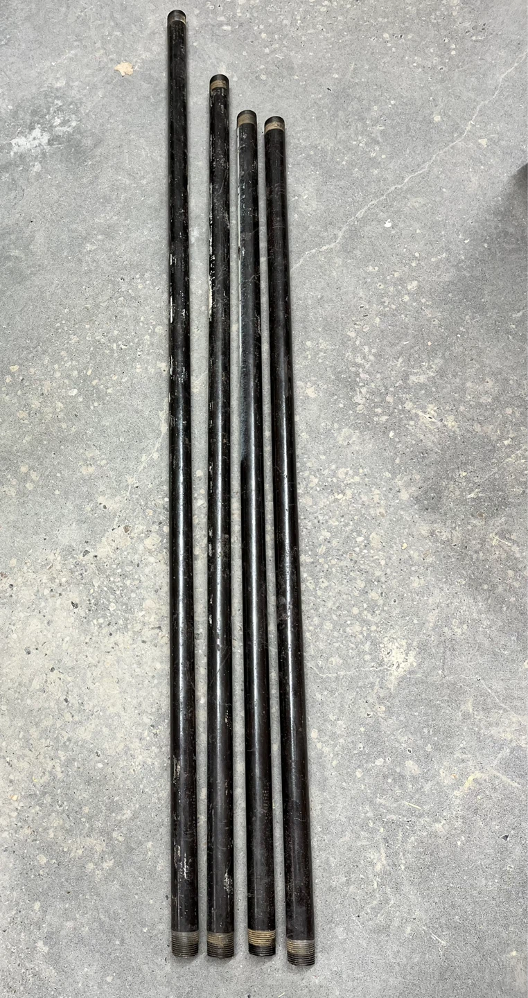 1” steel pipe