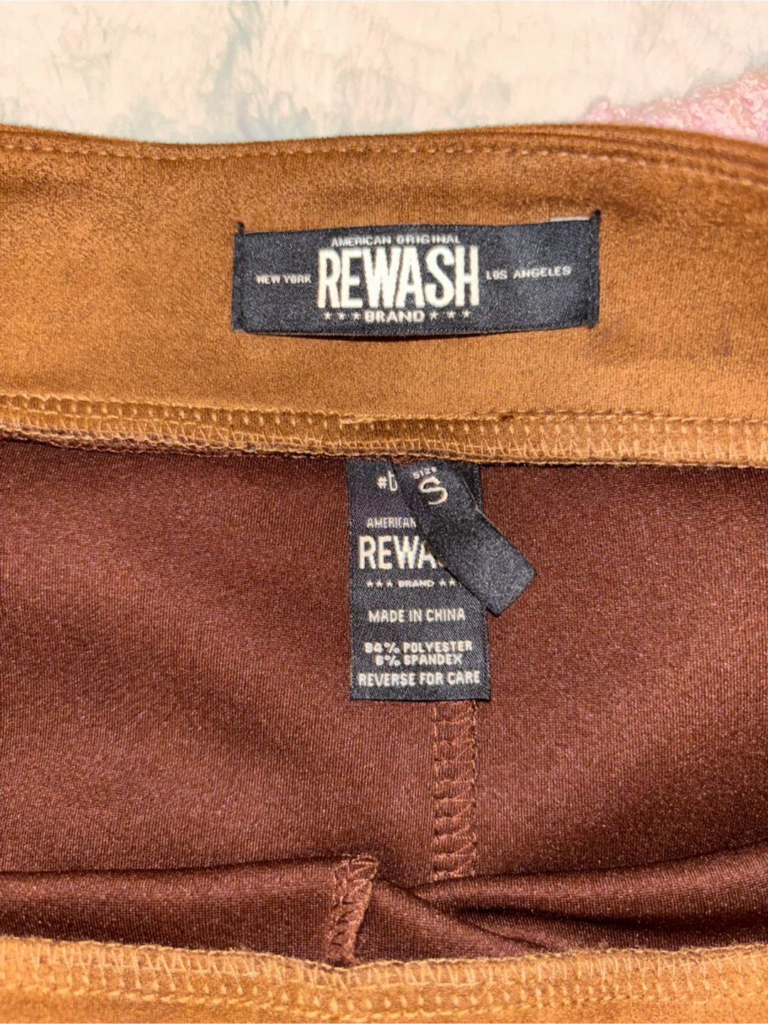 Brown Suede Flare Pants - photo 2