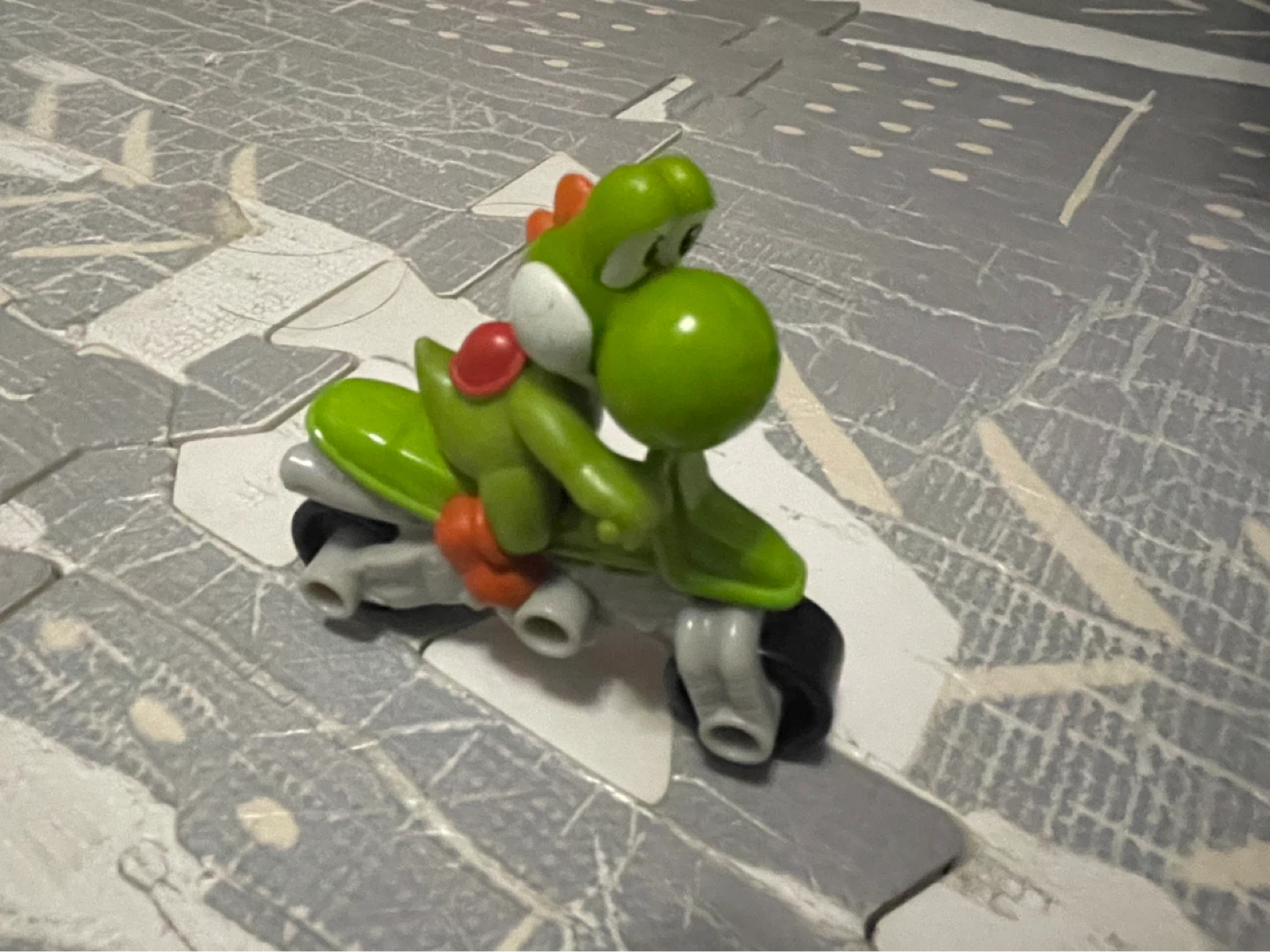 ⚽️Nintendo Yoshi Toy on Motorcycle