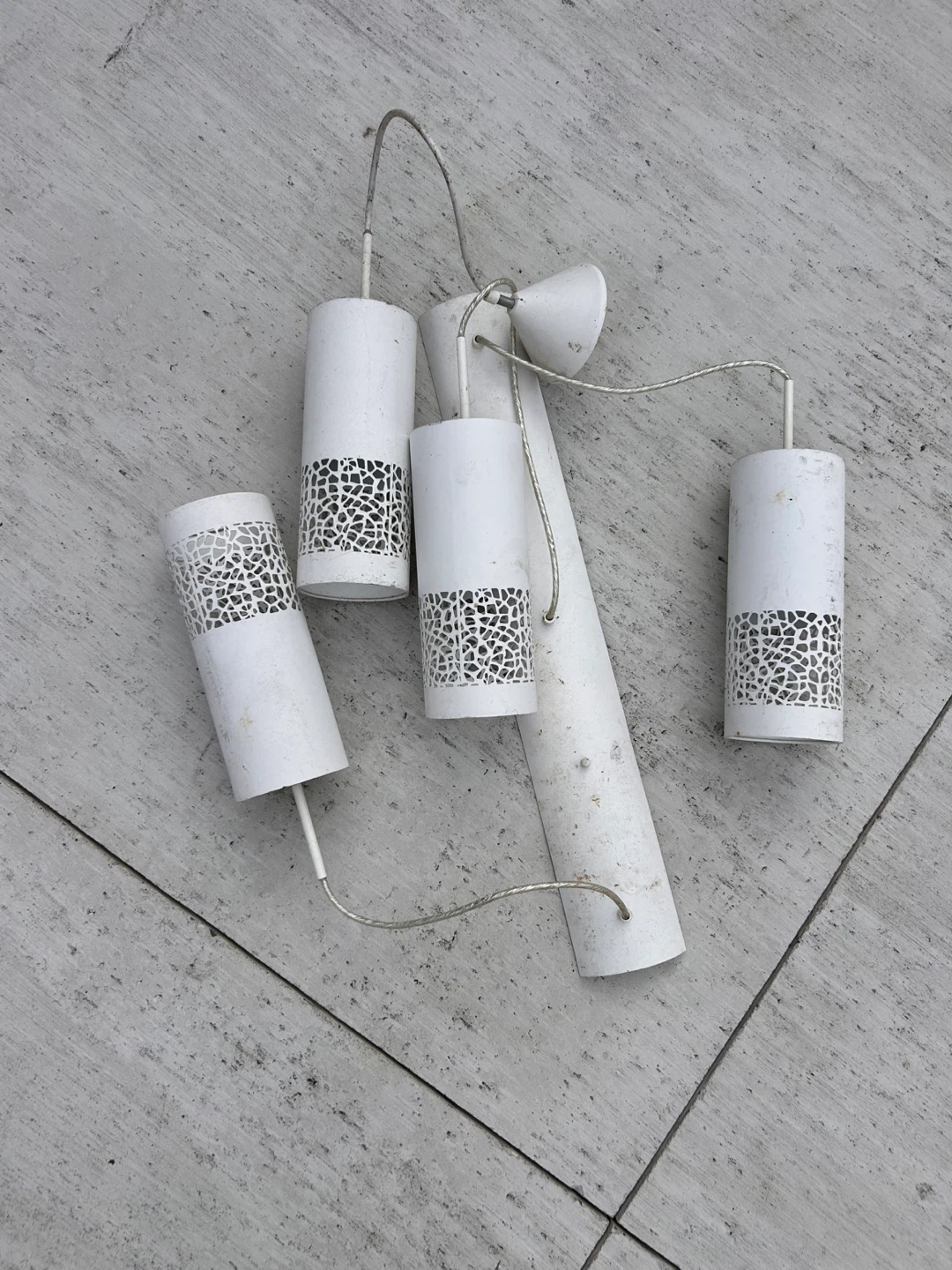 White Chandelier Pendant Light Fixture