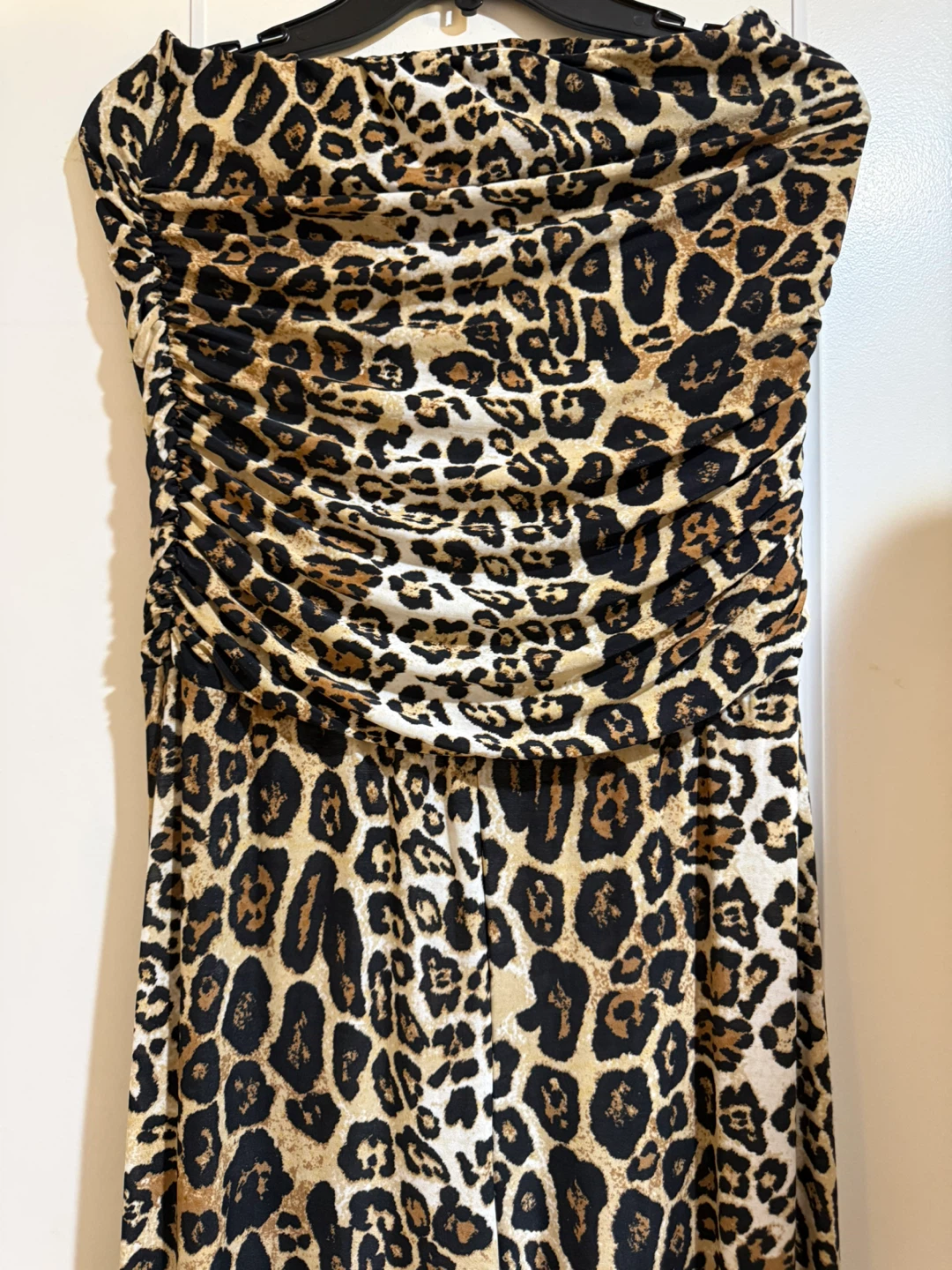 Leopard Print Strapless Jumpsuit size large ⚽️ - photo 2