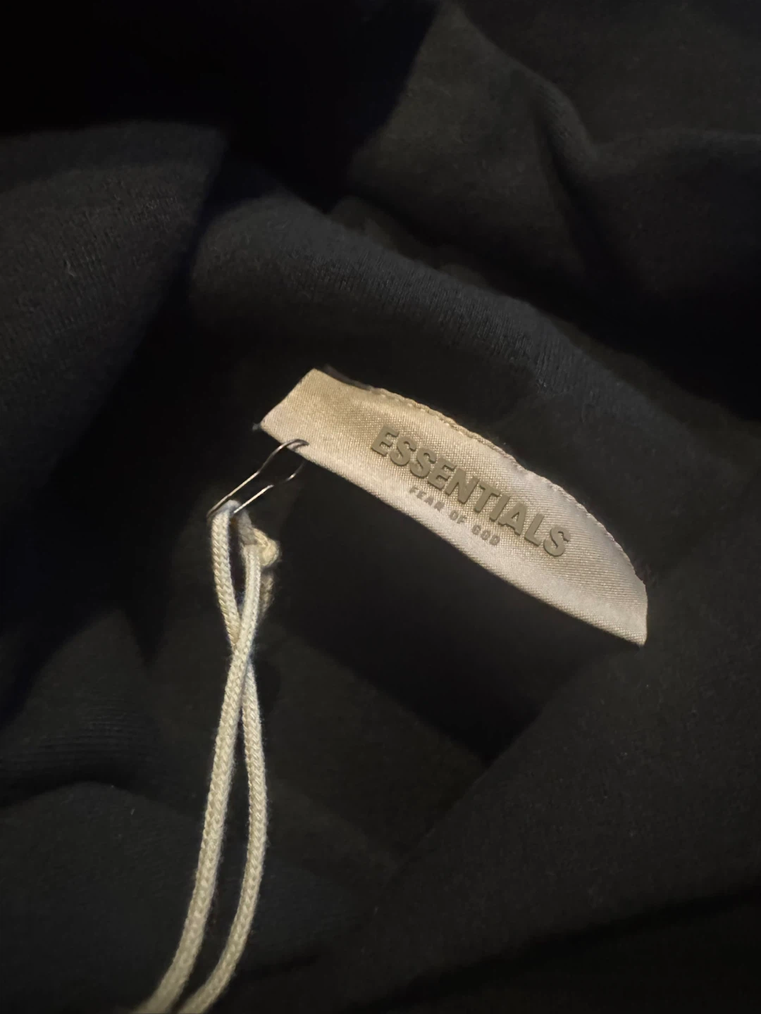 Black Essentials Fear of God Hoodie - photo 4