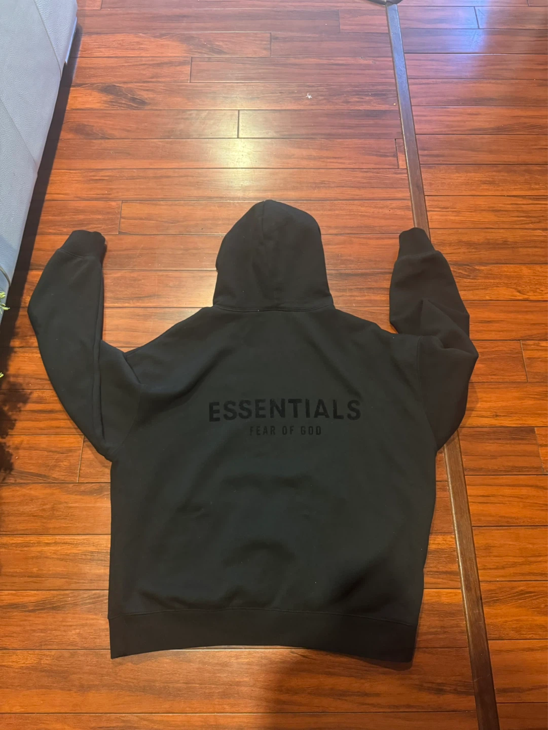 Black Essentials Fear of God Hoodie - photo 2