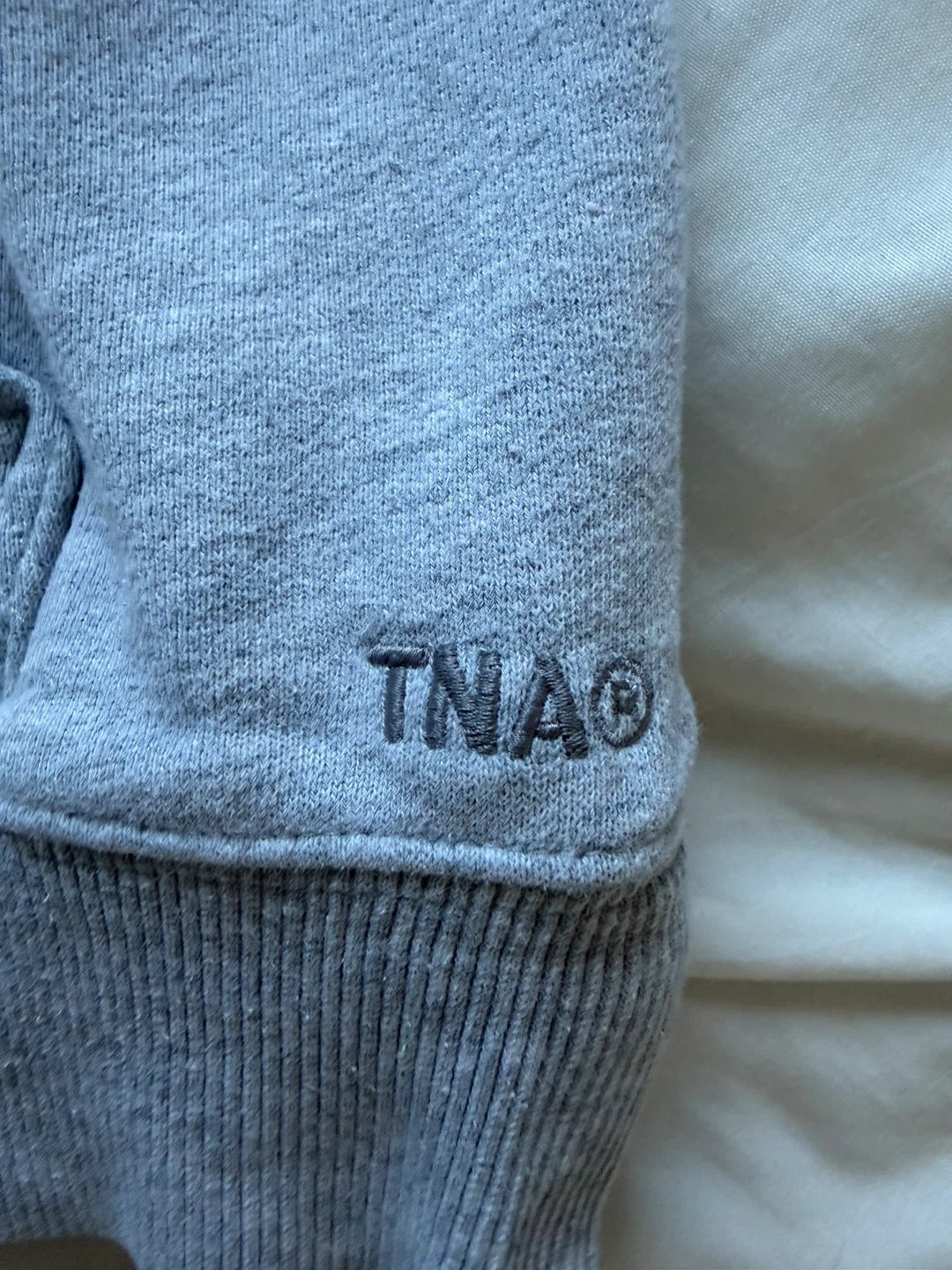 TNA Grey Sweatfleece Terry Hoodie - photo 3