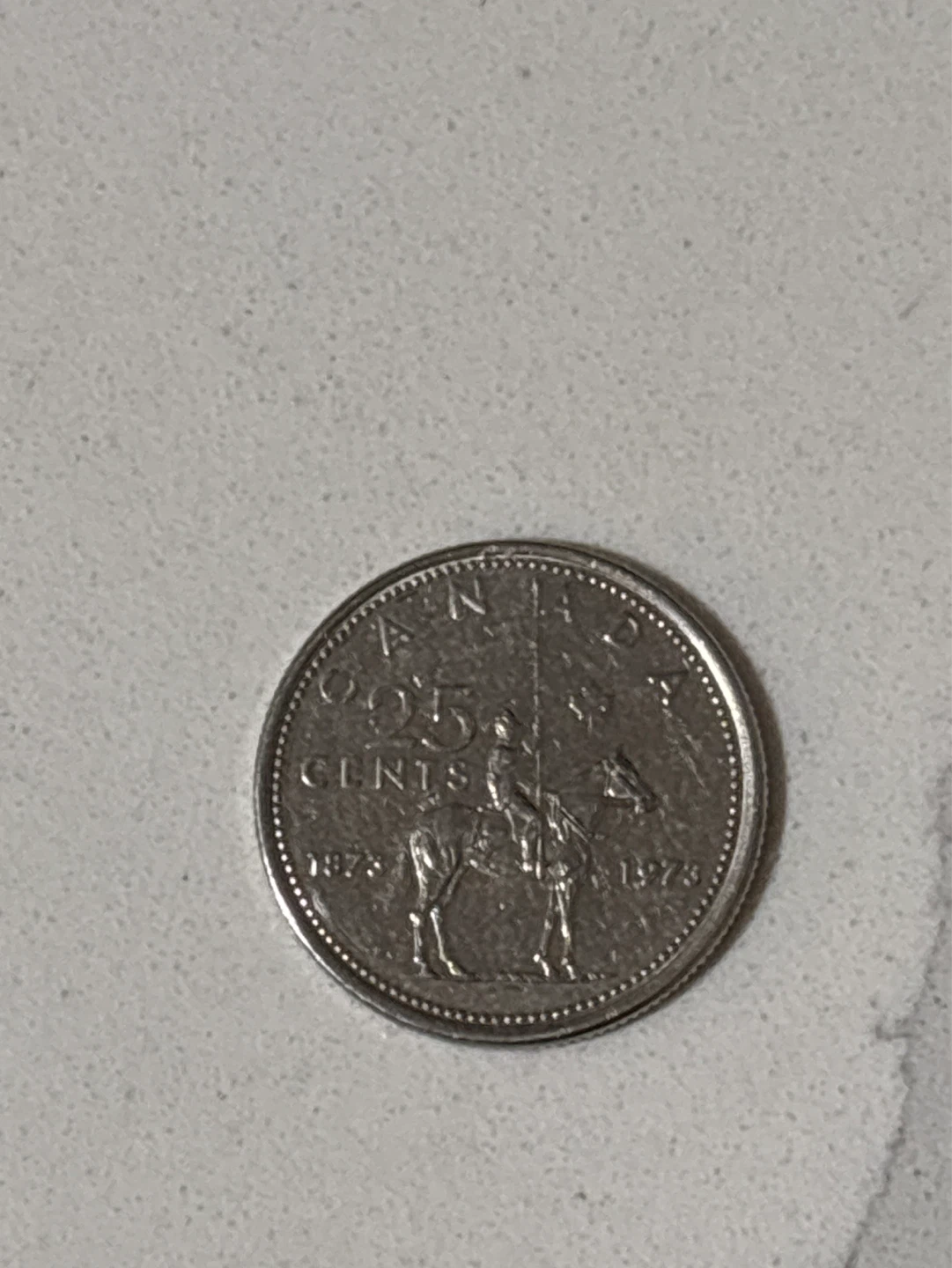 Canadian 25 Cents Coin