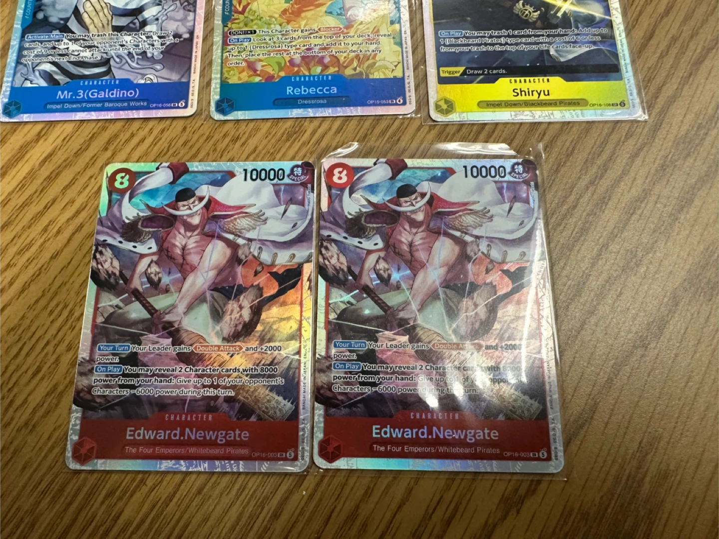 One Piece OP15 & OP16 SR Cards - photo 2