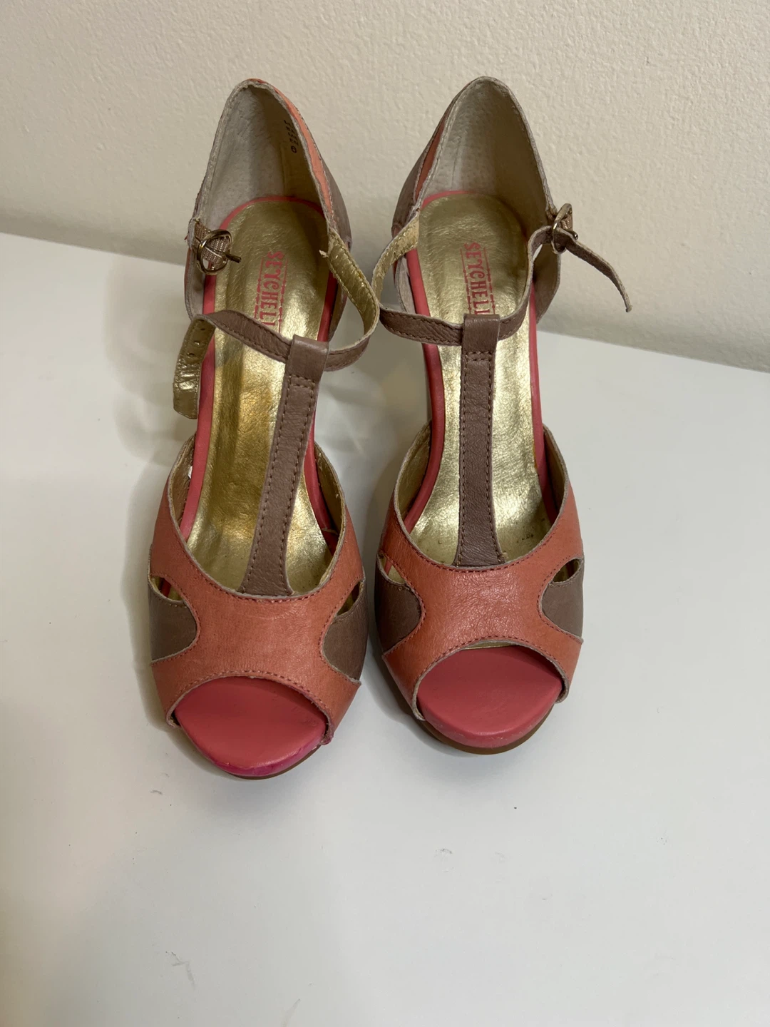 Seychelles Peep Toe Wedge Heels