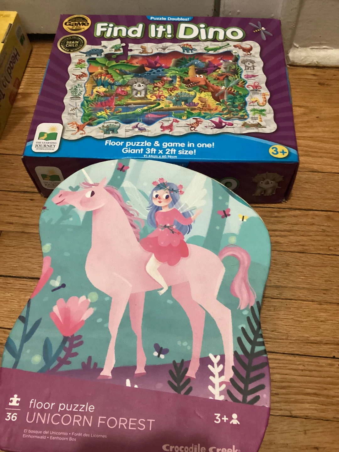 ⚽️The Learning Journey Find It! Dino Floor Puzzle & Game