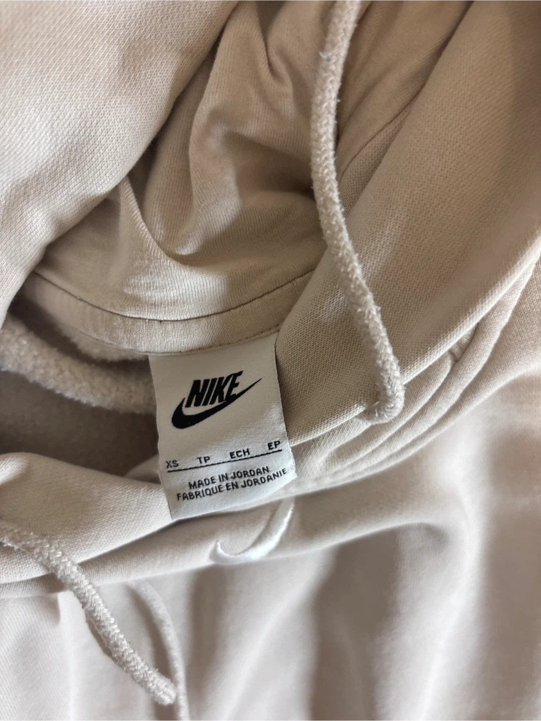 Nike Hoodie Beige XS - photo 2