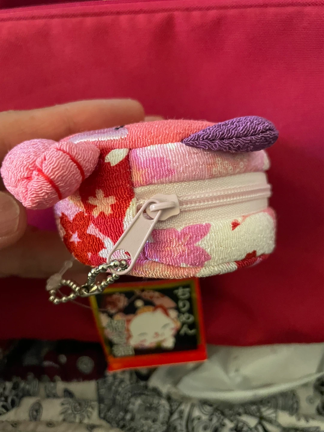 Maneki-neko Coin Pouch - photo 3