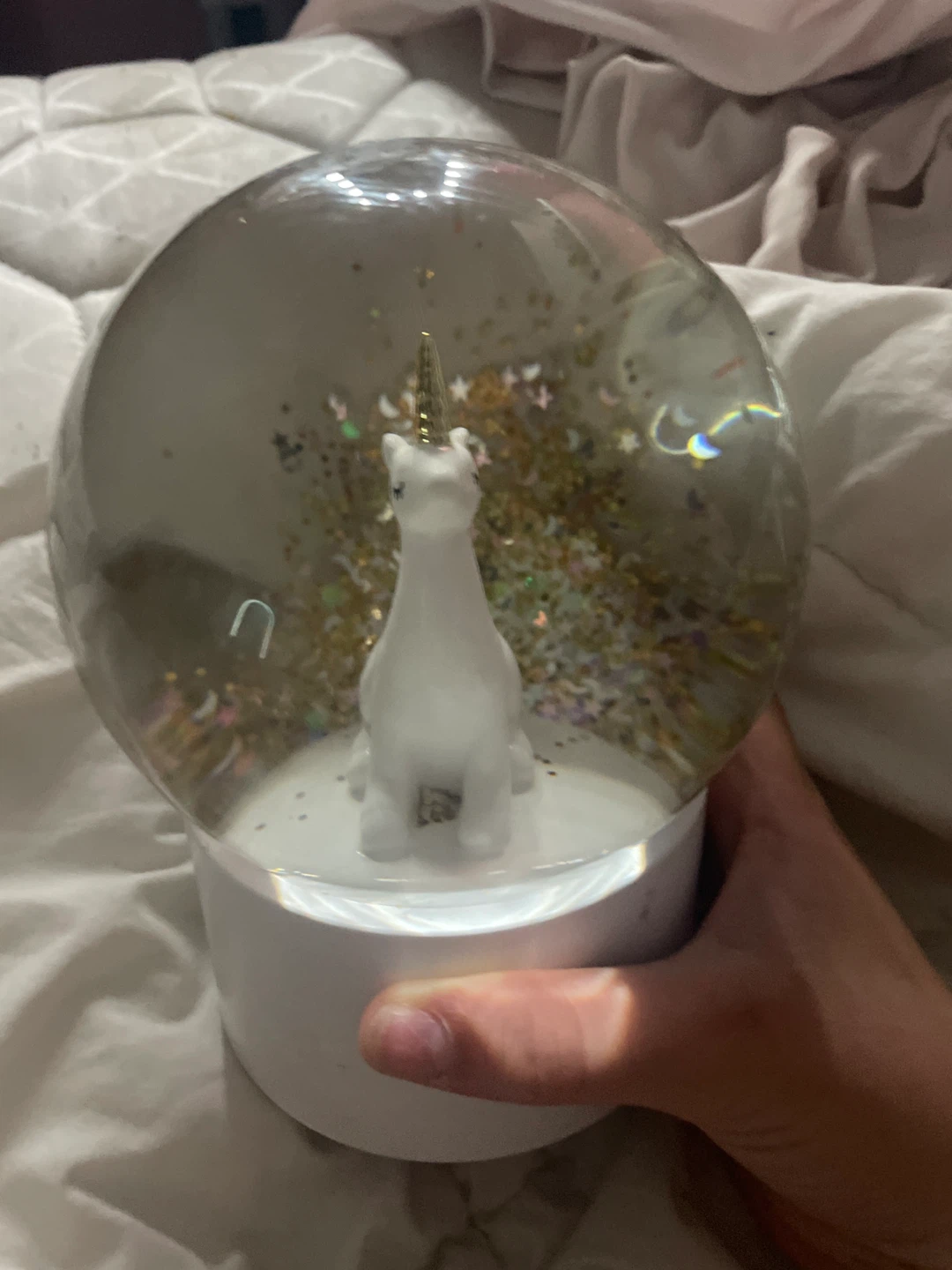 Unicorn Glitter Snow Globe - photo 3