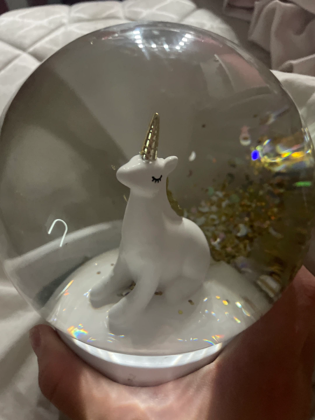 Unicorn Glitter Snow Globe - photo 2