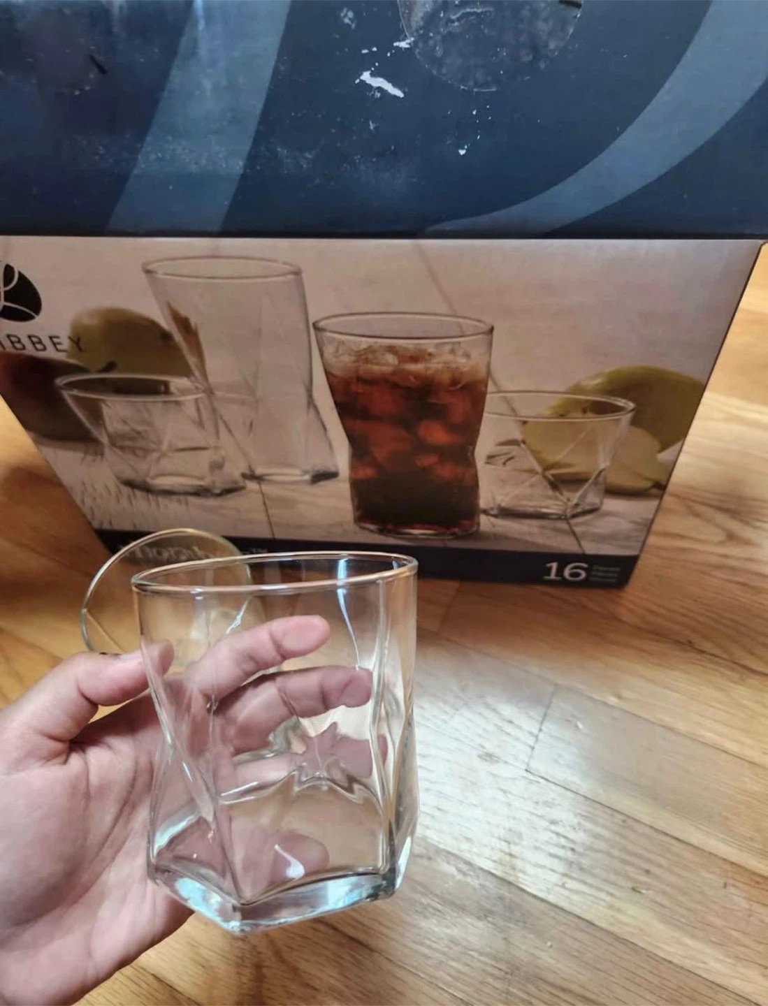Libbey Rhombus Glassware Set - 16 Piece⚽️ - photo 3