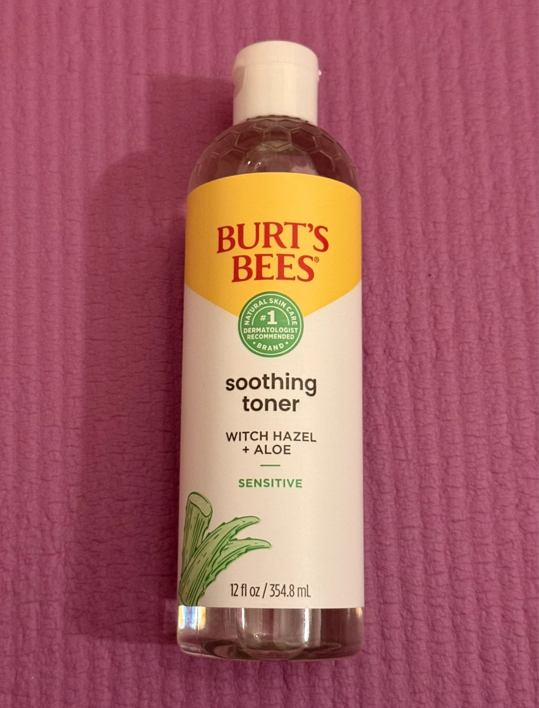NEW⚽️Burt's Bees Soothing Toner with Witch Hazel & Aloe