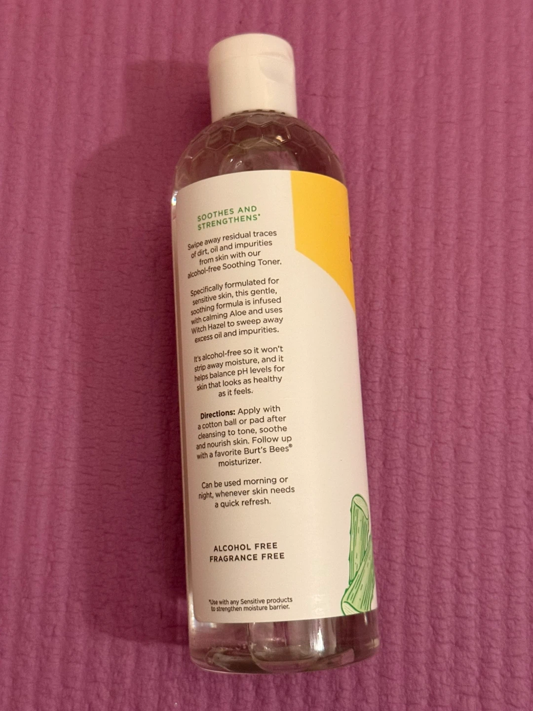 NEW⚽️Burt's Bees Soothing Toner with Witch Hazel & Aloe - photo 2