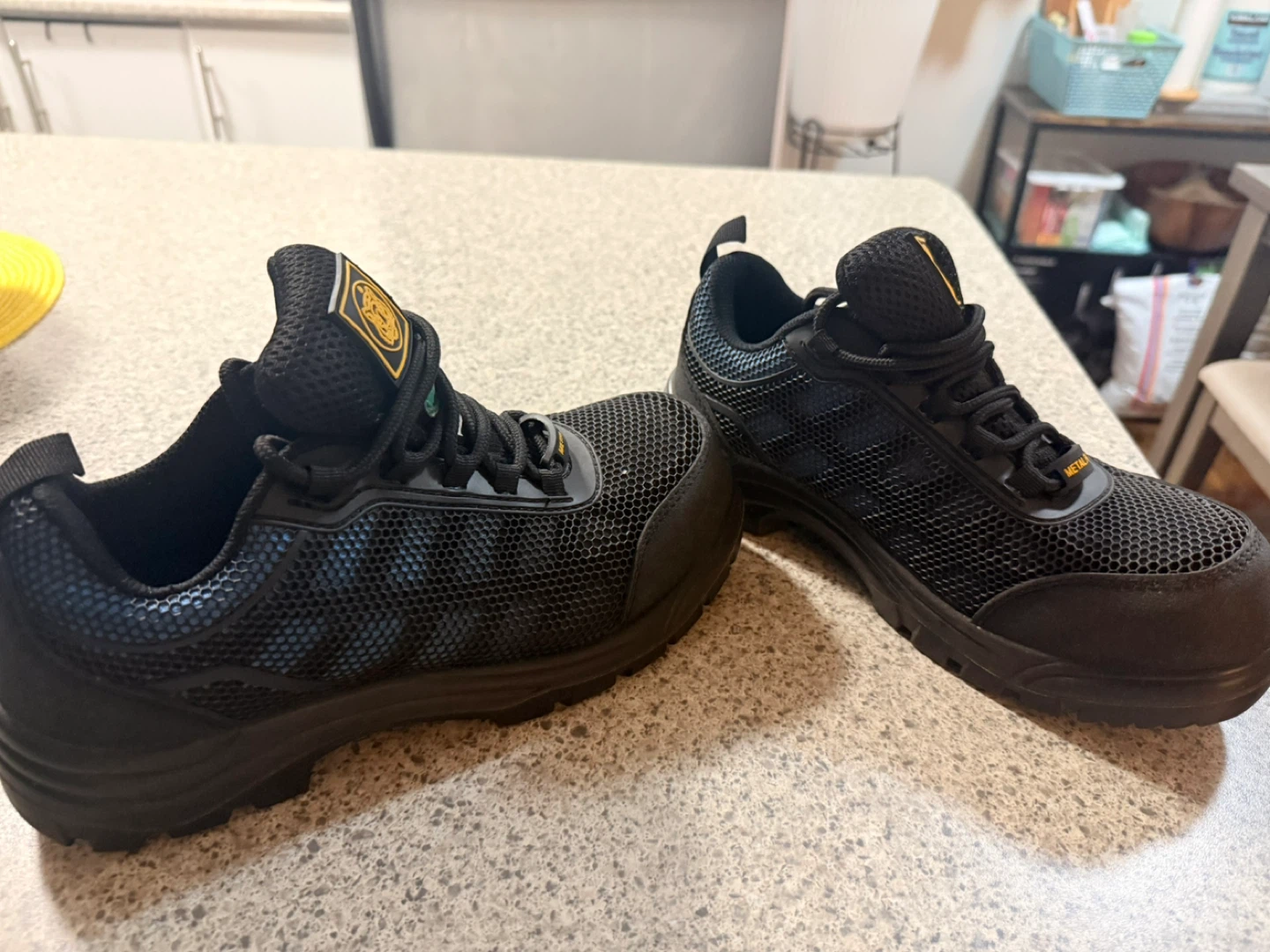 Tiger Steel Toe Work Shoes Size 7.5 - photo 3