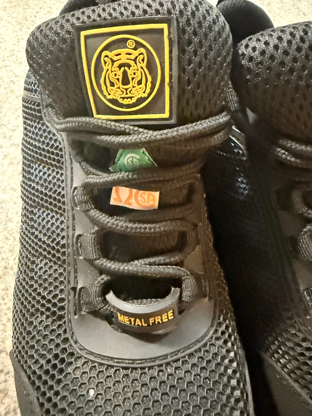 Tiger Steel Toe Work Shoes Size 7.5 - photo 2