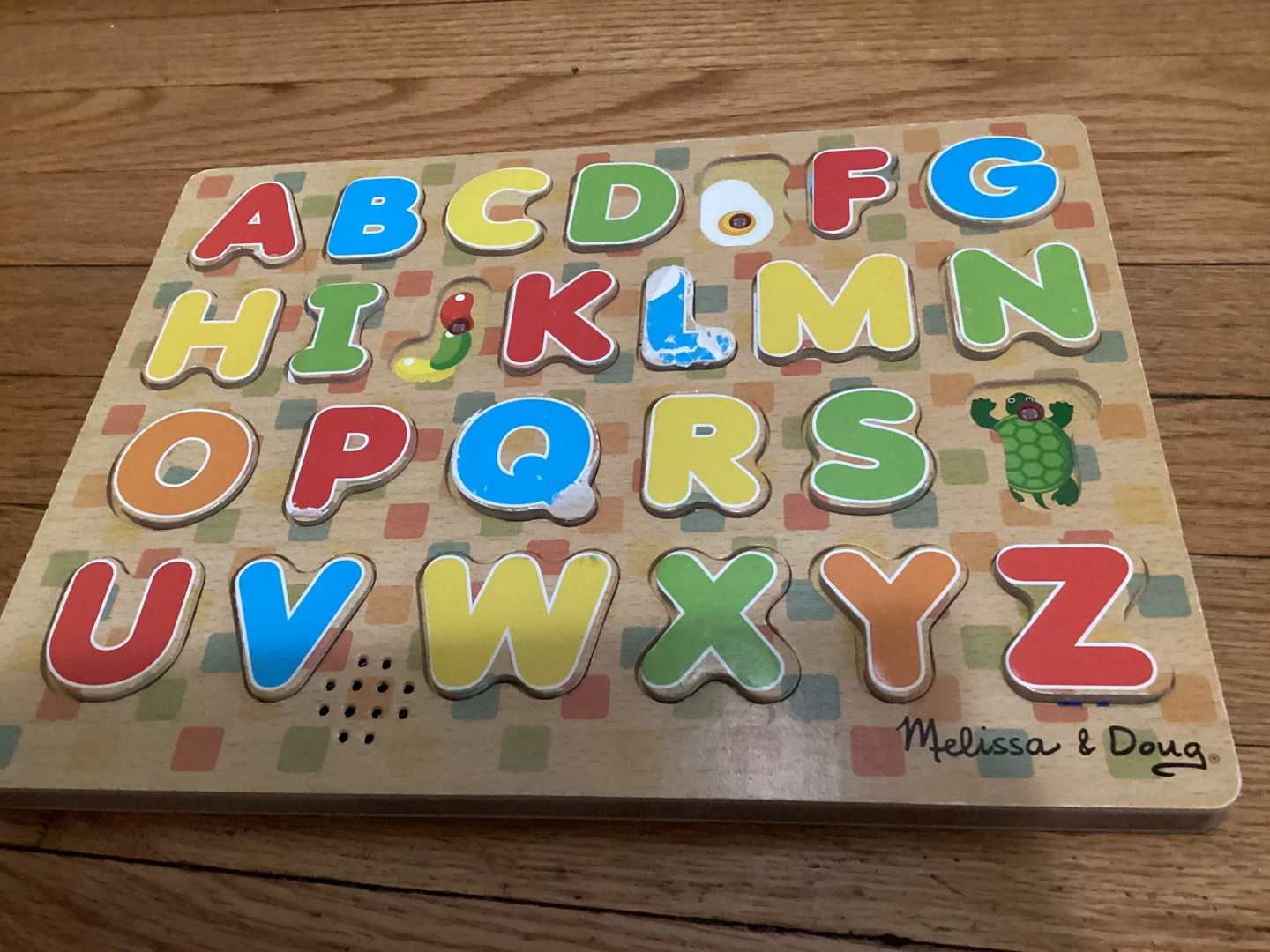 ⚽️Melissa & Doug Wooden Alphabet Puzzle