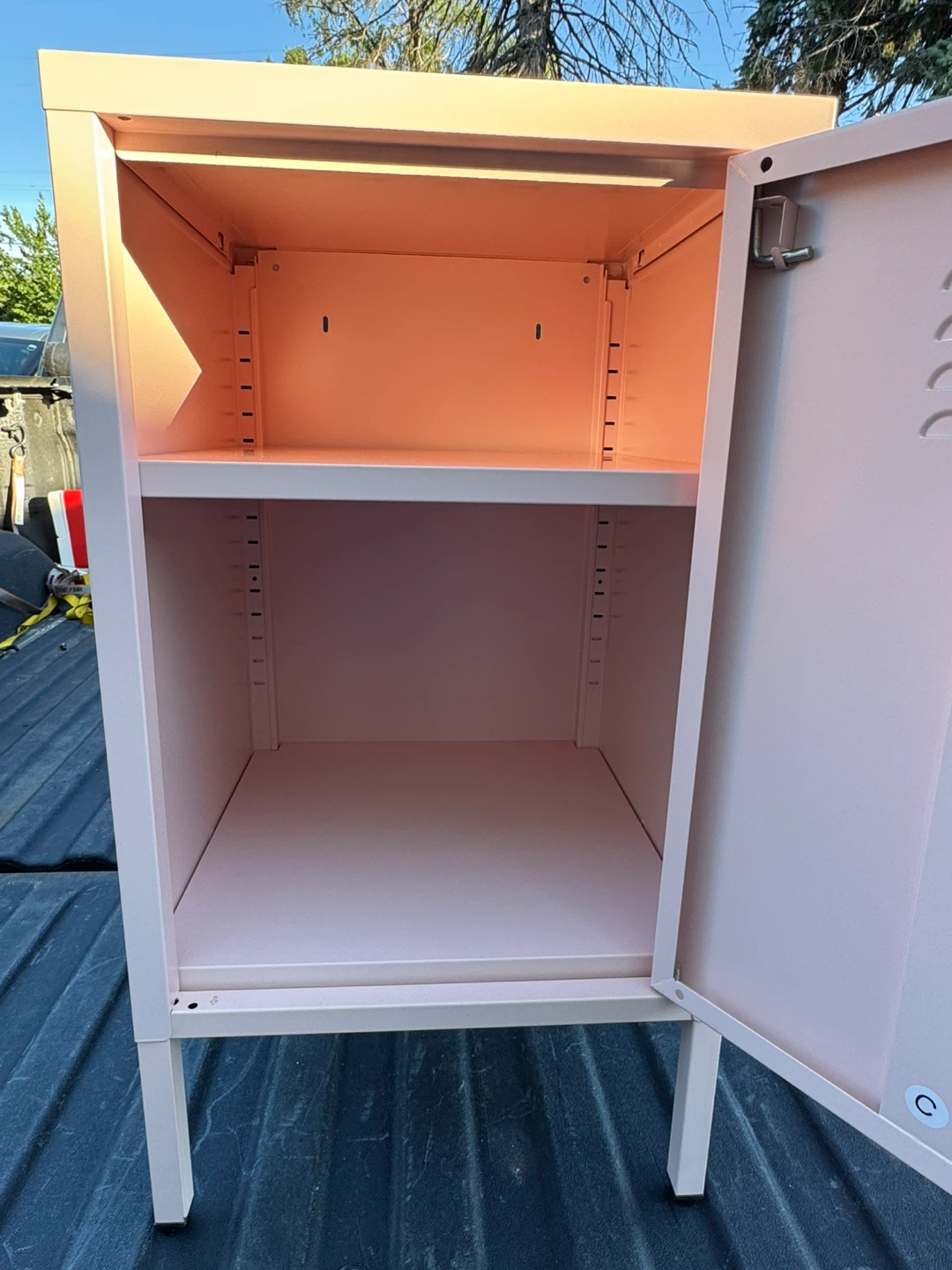 Pink Metal Locker Storage Cabinet - photo 3