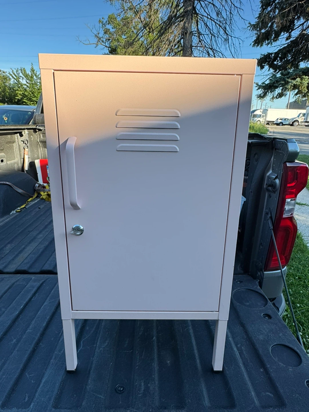 Pink Metal Locker Storage Cabinet