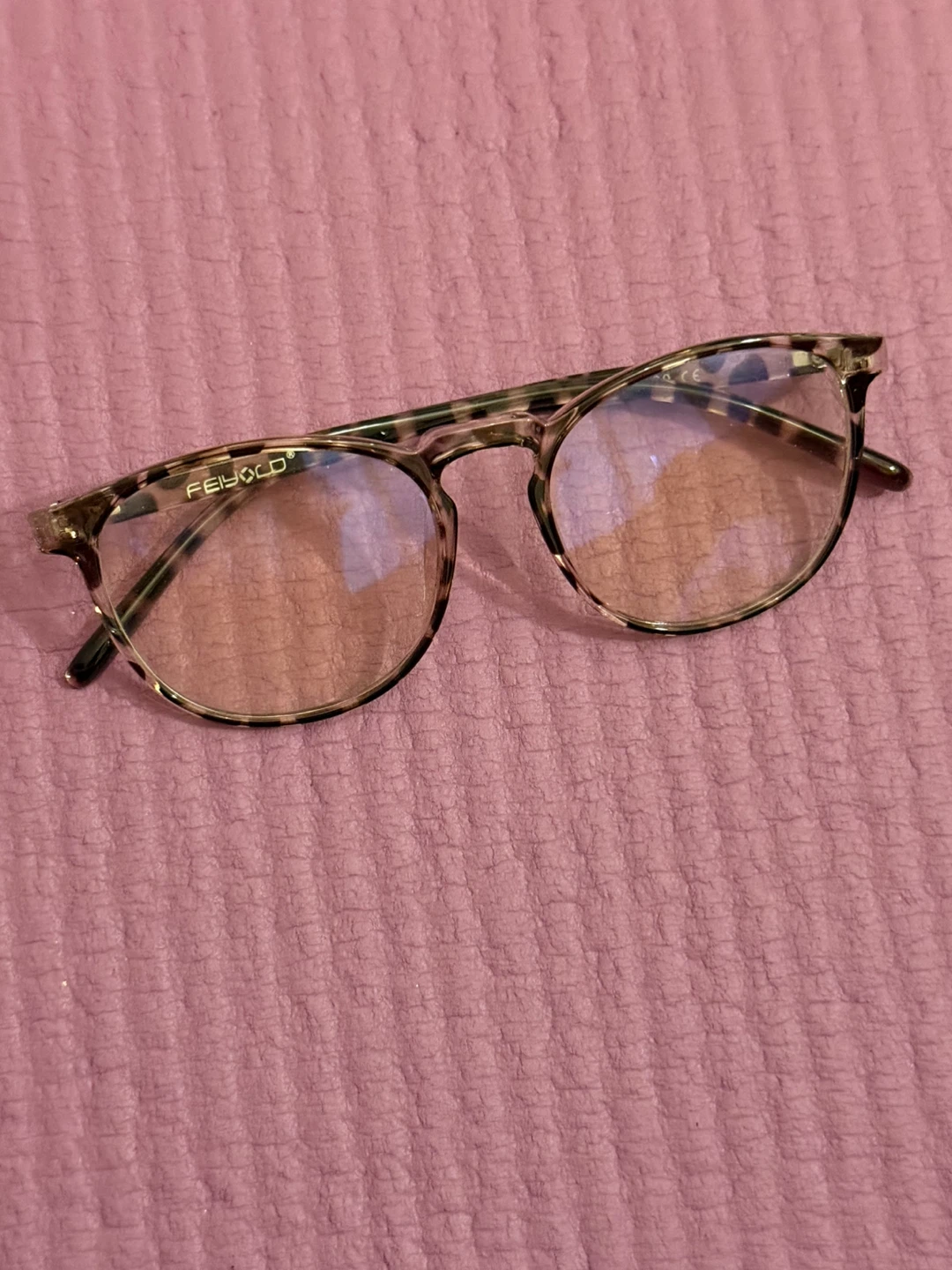 ⚽️Round Blue Light Blocking Glasses - Tortoise Shell