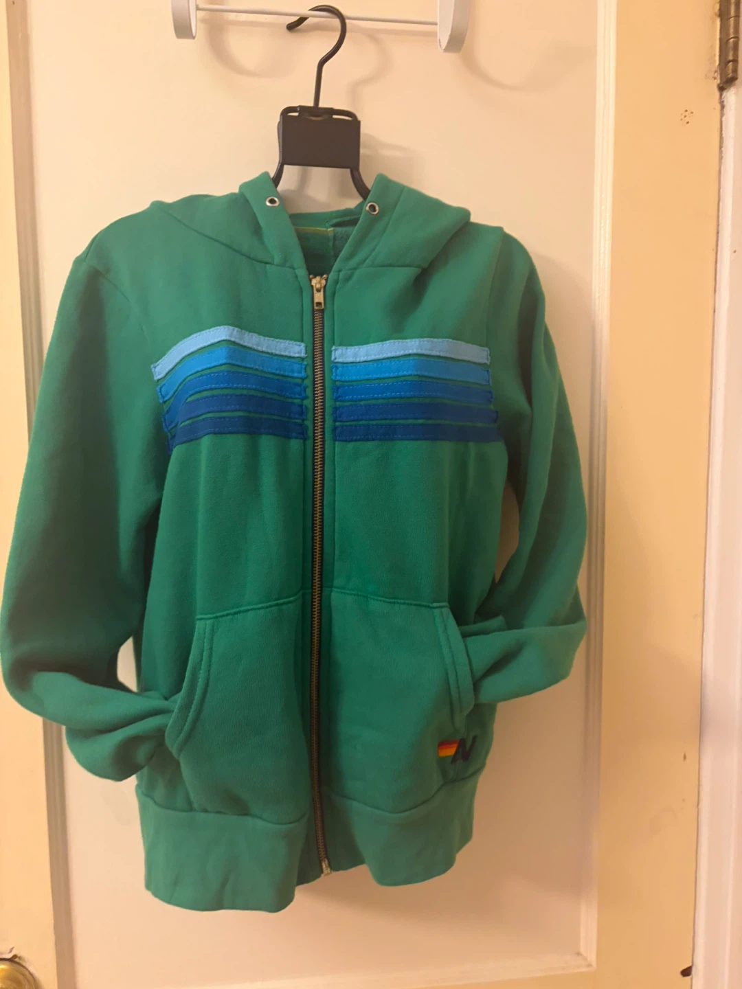 Aviator Nation Zip Up Hoodie - Green