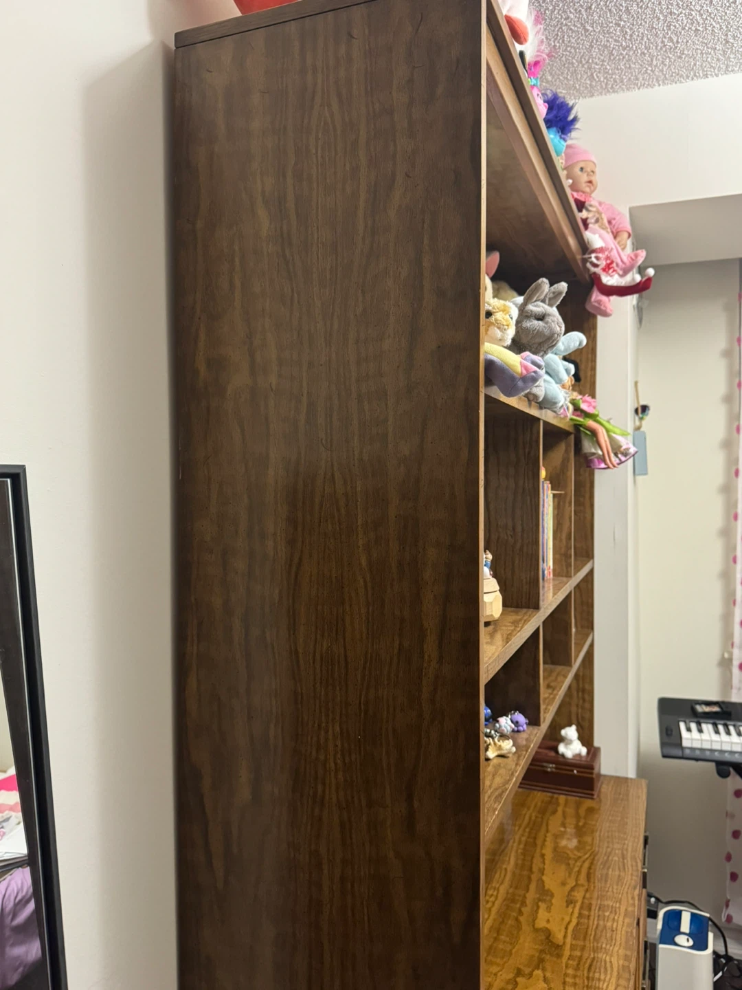 Free Wooden Bookshelf with Drawers pickup asap - photo 2