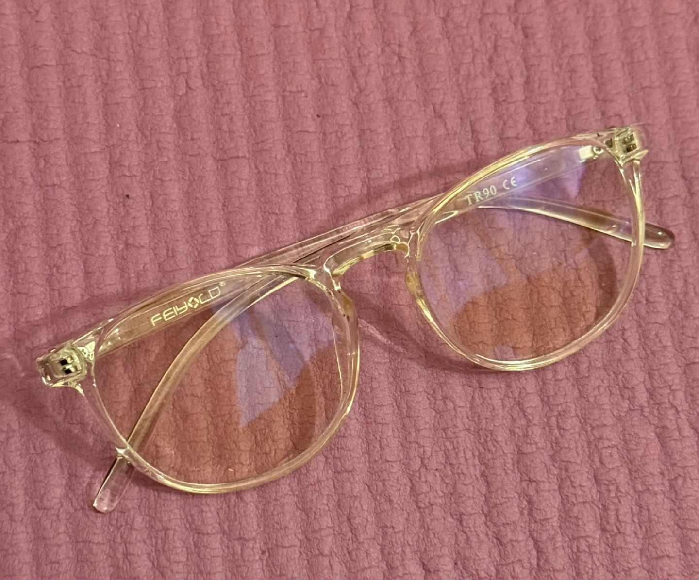 ⚽️Clear Blue Light Blocking Glasses - photo 3