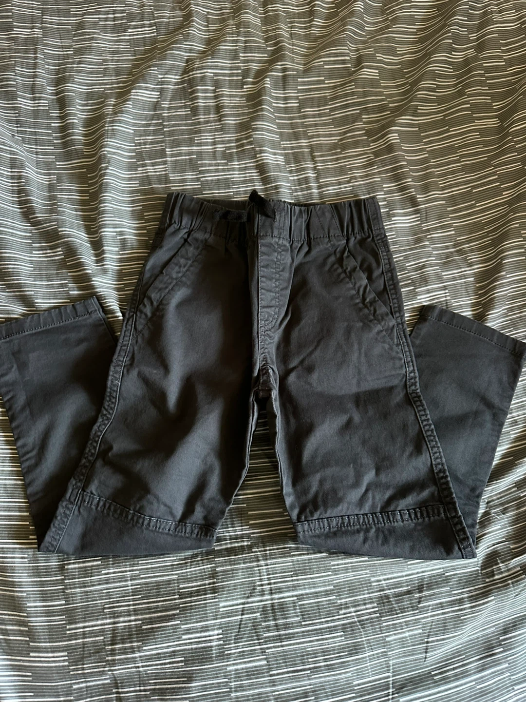 Boys Grey Pull-On Pants ⚽️