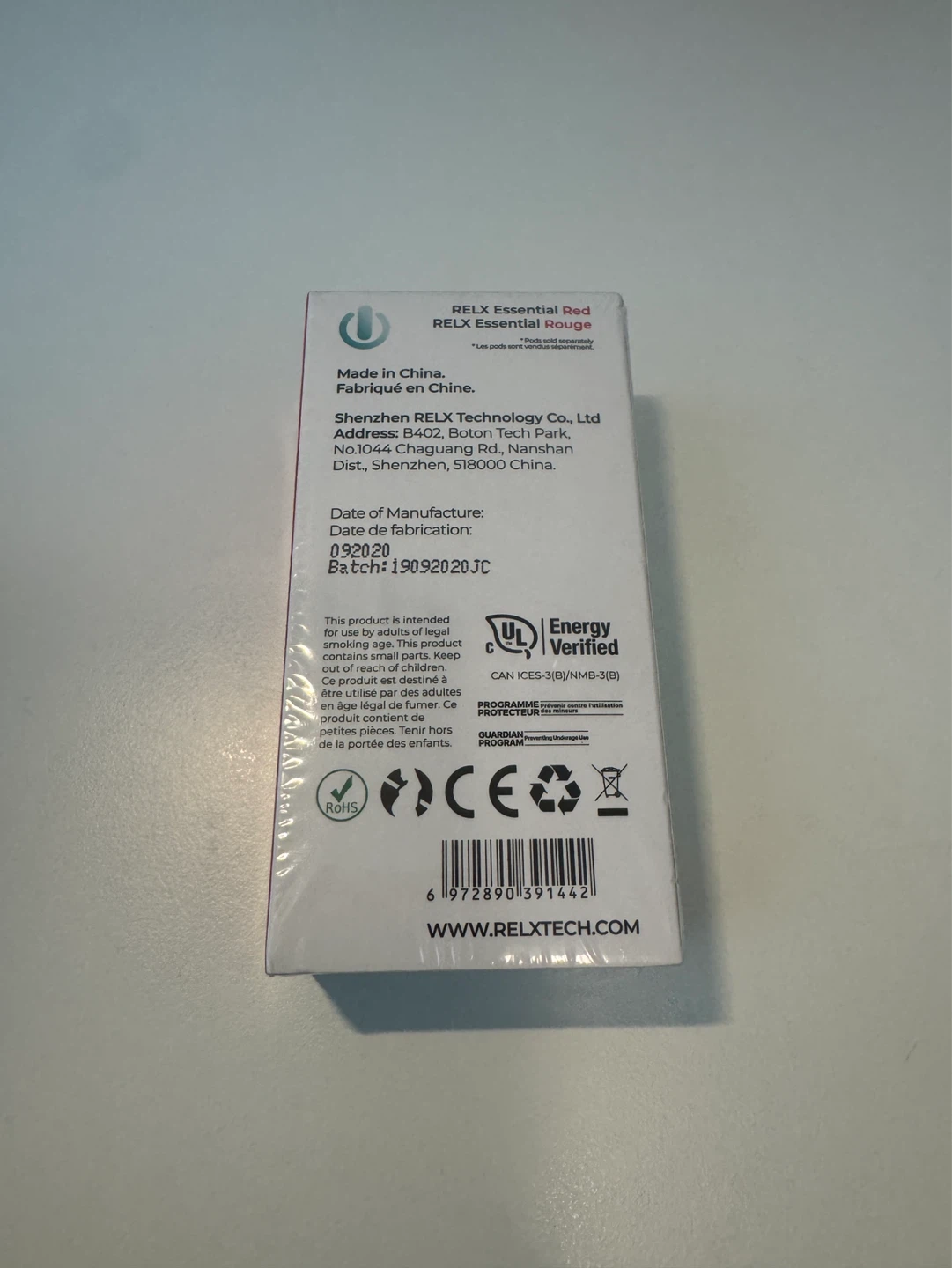 RELX Essential Vaping Device Kit - photo 3