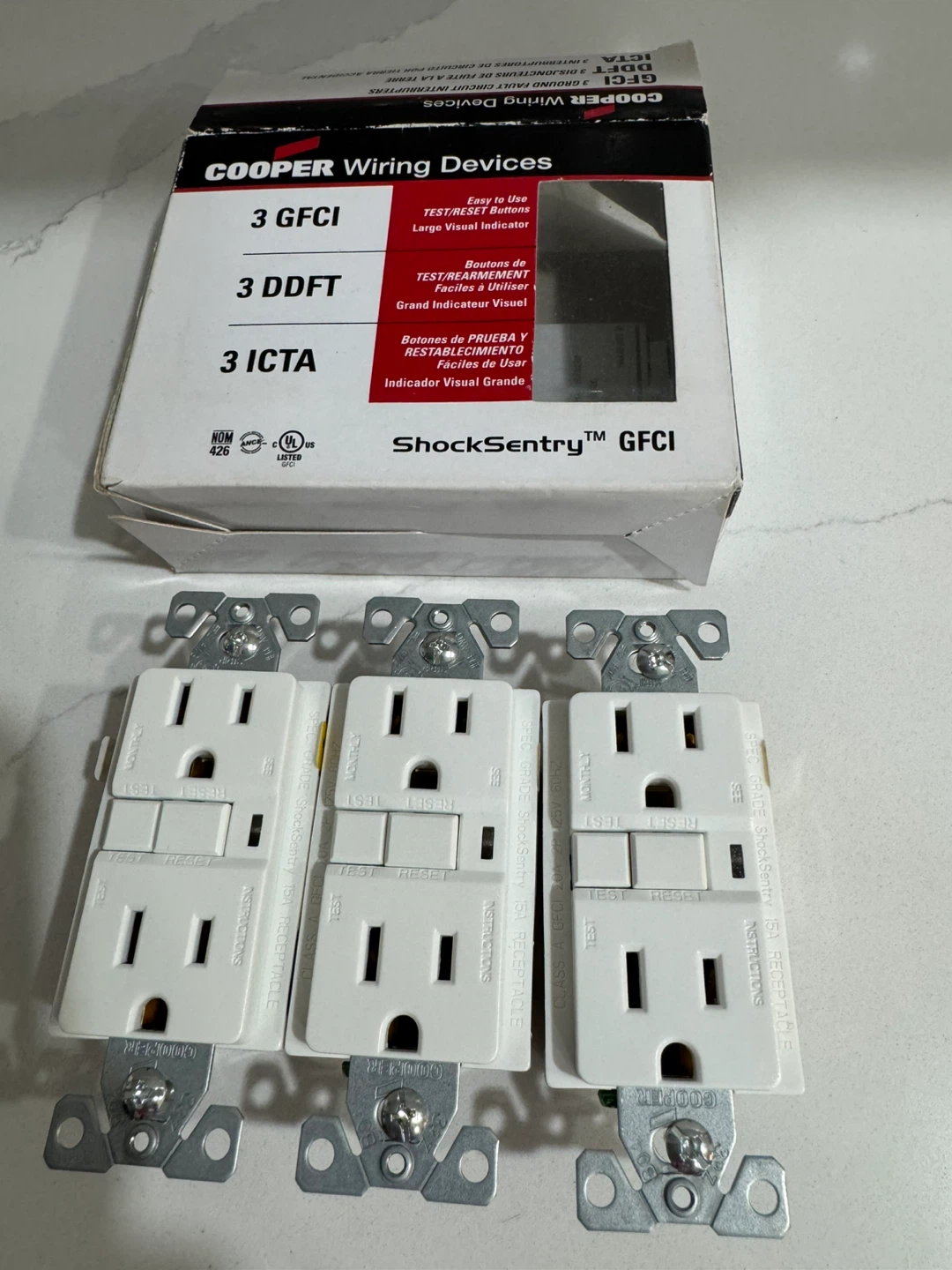 Cooper Wiring Devices 3 GFCI Outlets ⚽️ - photo 2