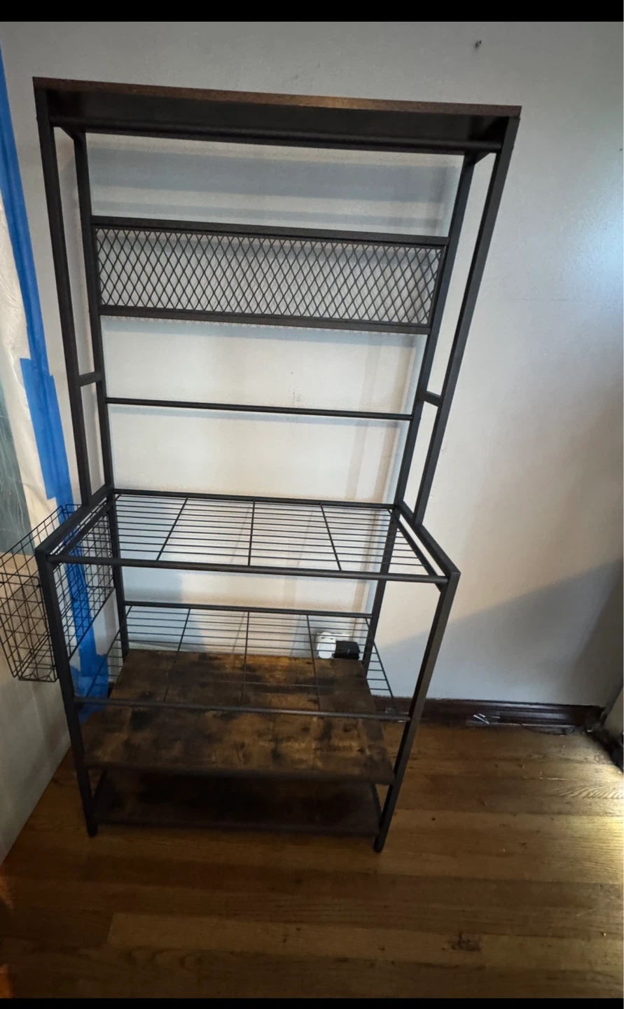 Industrial Style Baker's Rack Shelf - photo 5