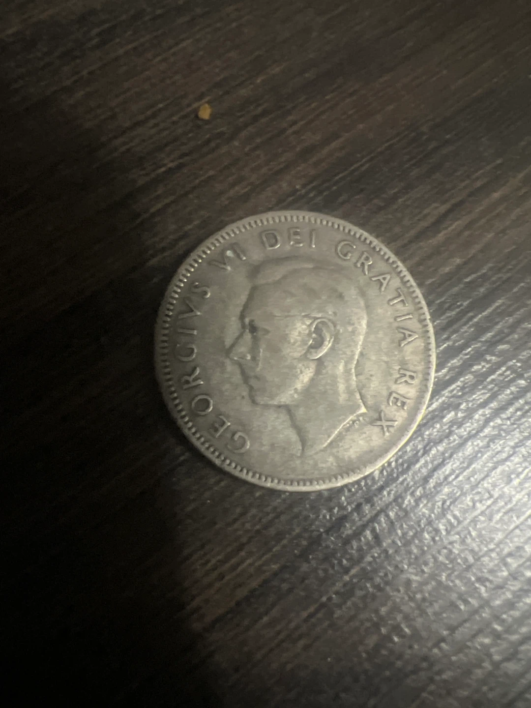 Canadian 25 Cent Coin - 1950