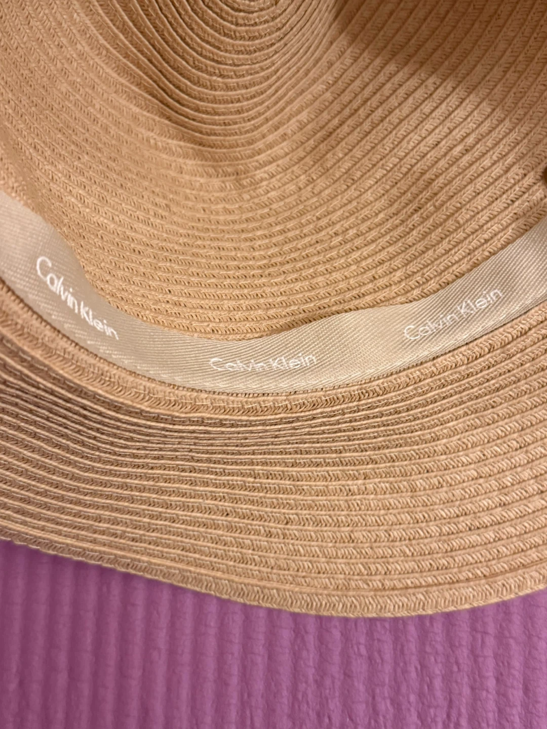 NEW⚽️Calvin Klein Straw Sun Hat - photo 5