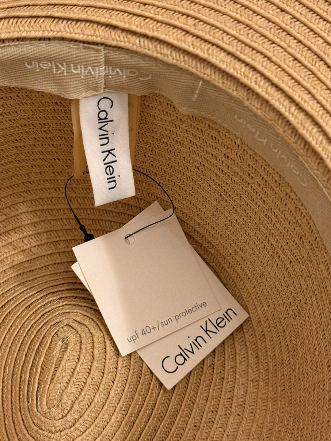 NEW⚽️Calvin Klein Straw Sun Hat - photo 2