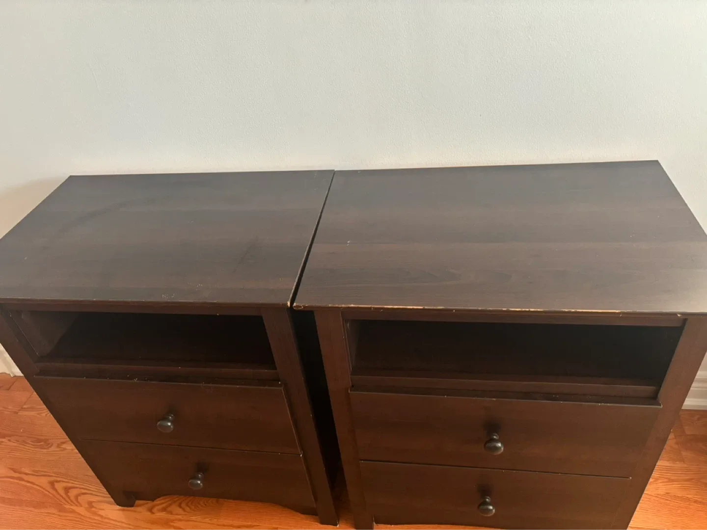 Dark Brown Nightstands (Set of 2) - photo 3