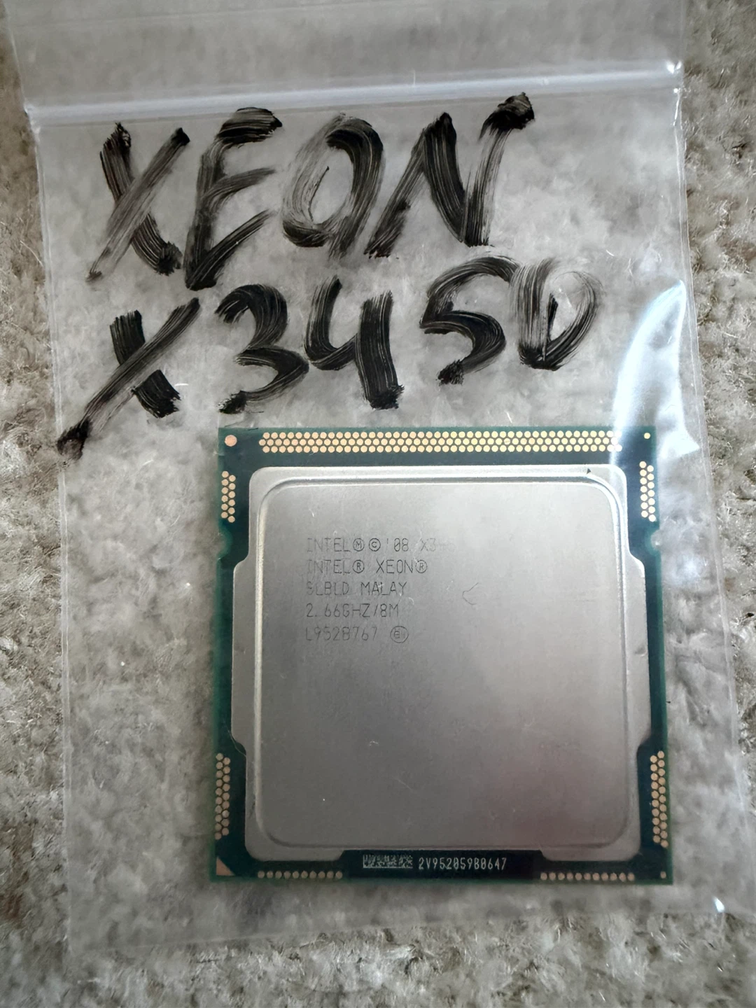 INTEL XEON X3450 2.66GHz QUAD CORE CPU (LGA1156) SLBLD