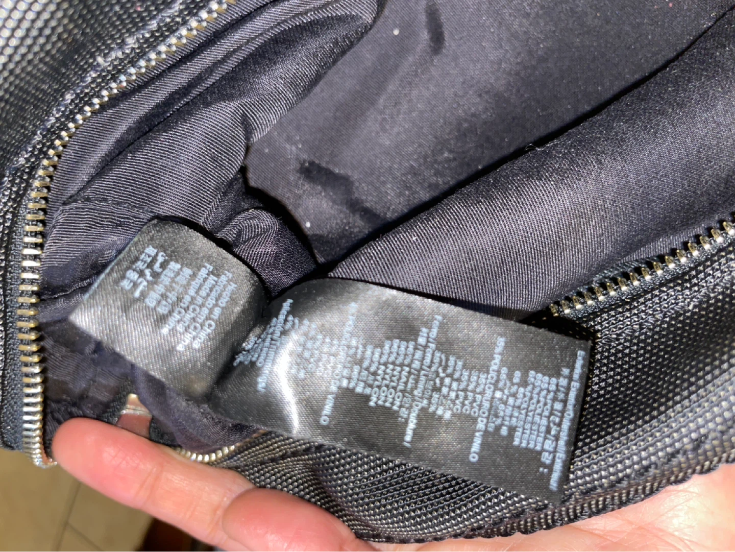 Black Crossbody Bag with Running Dog Logo - photo 2