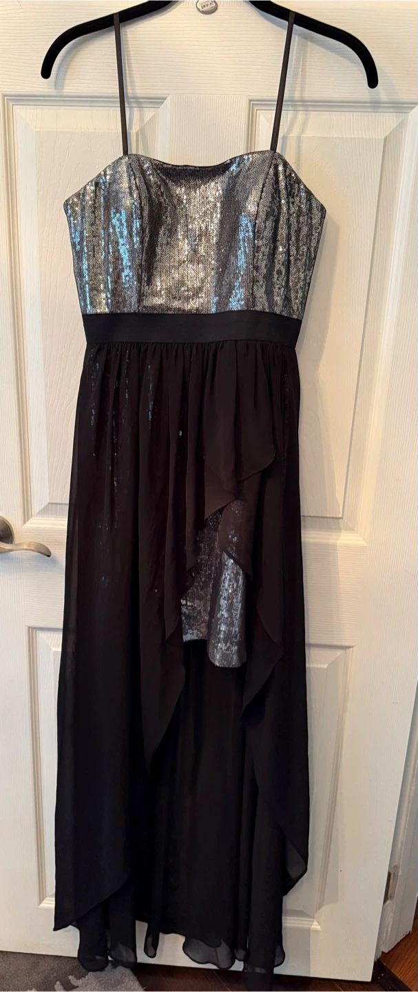 Aqua Dresses Sequin High-Low Dress Size 4 - photo 2