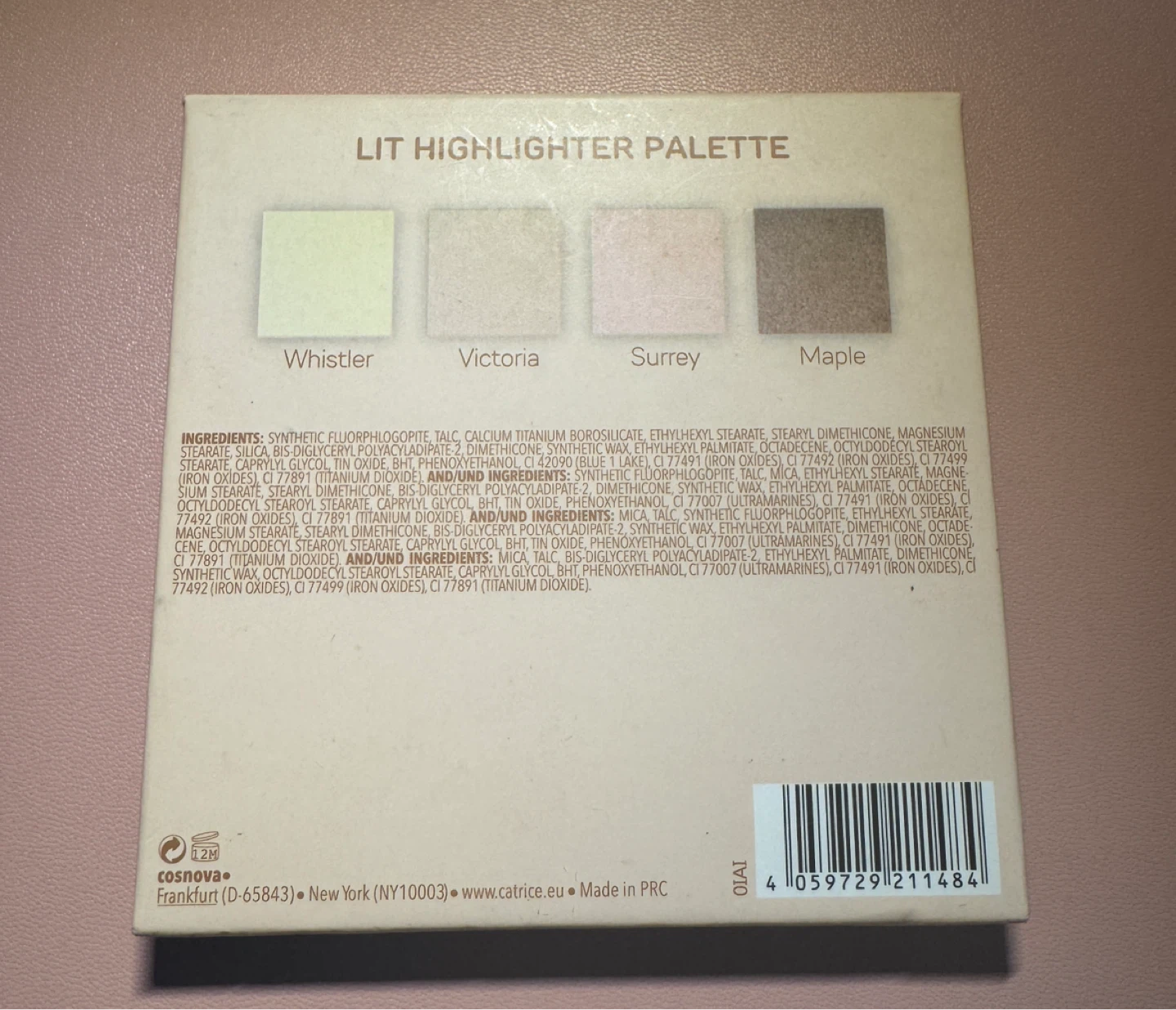 CATRICE x Eman Highlighter Palette - photo 2