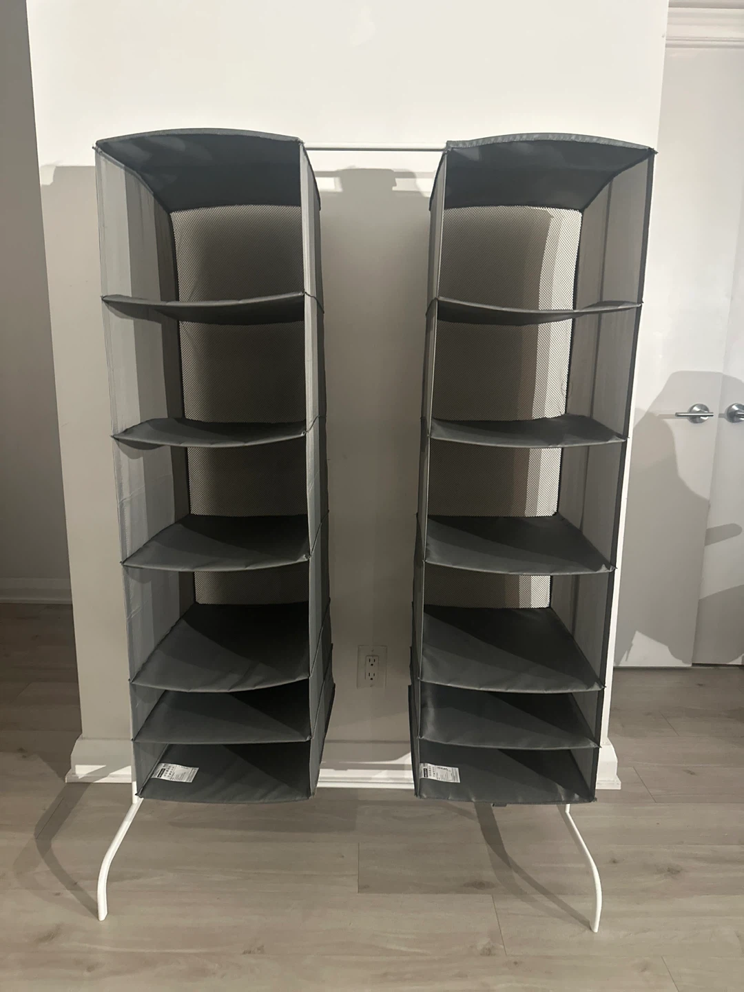 IKEA MULIG Clothes Rack + 2 SKUBB Organizer - photo 2