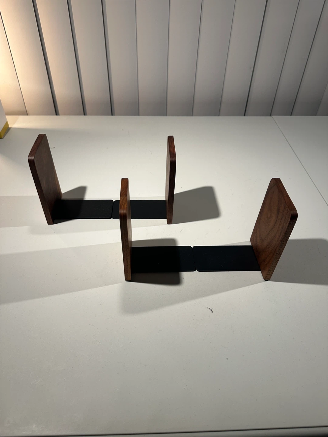 Musso Walnut Wood Bookends - Set of 2 - photo 2